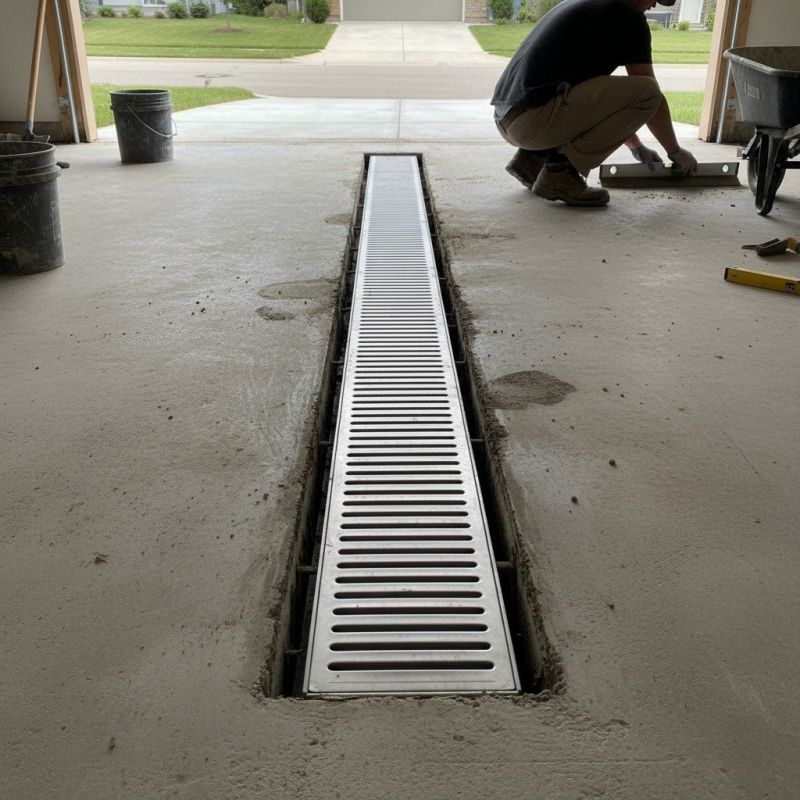 Channel Drain Installation